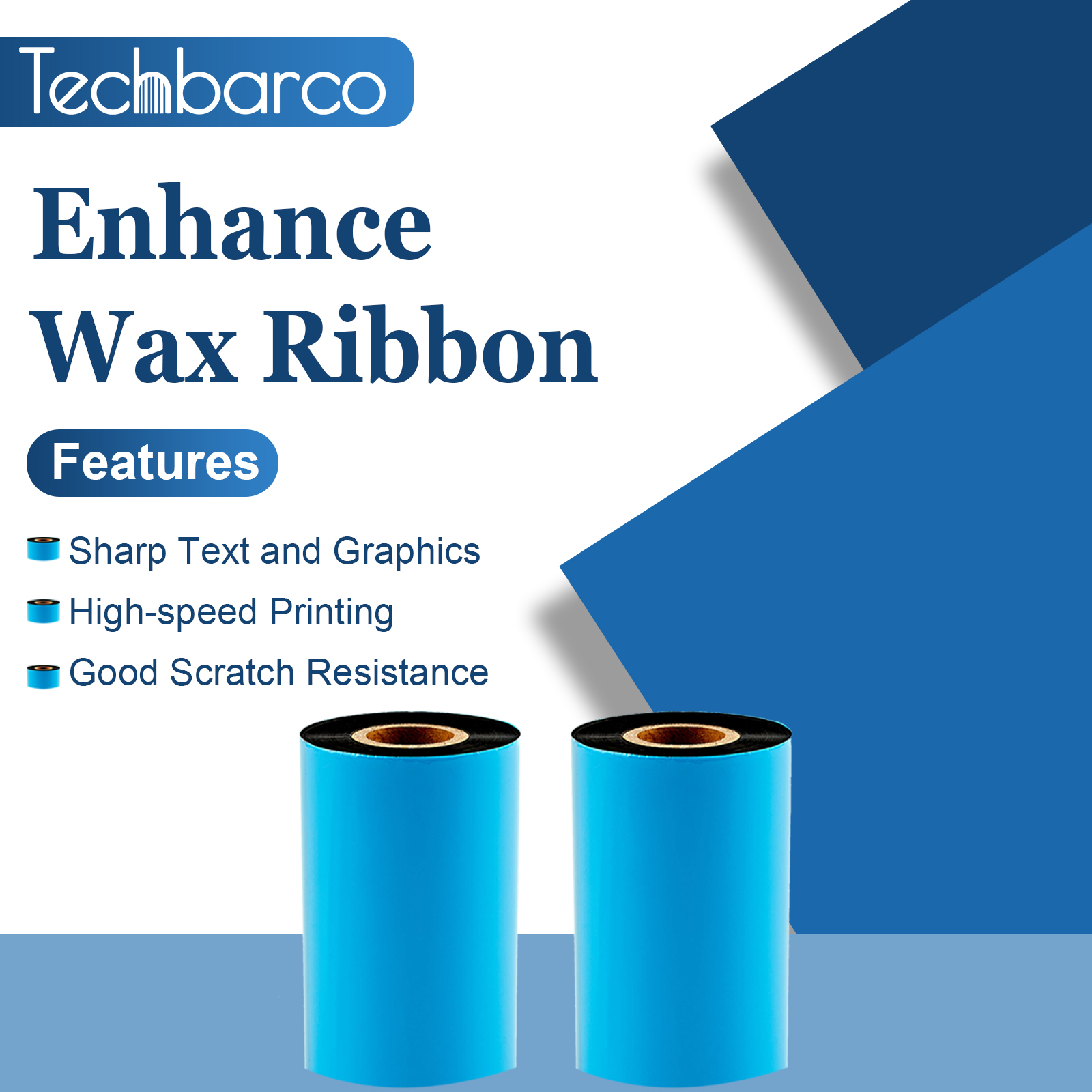 Enhanced Wax Thermal Transfer Ribbon features